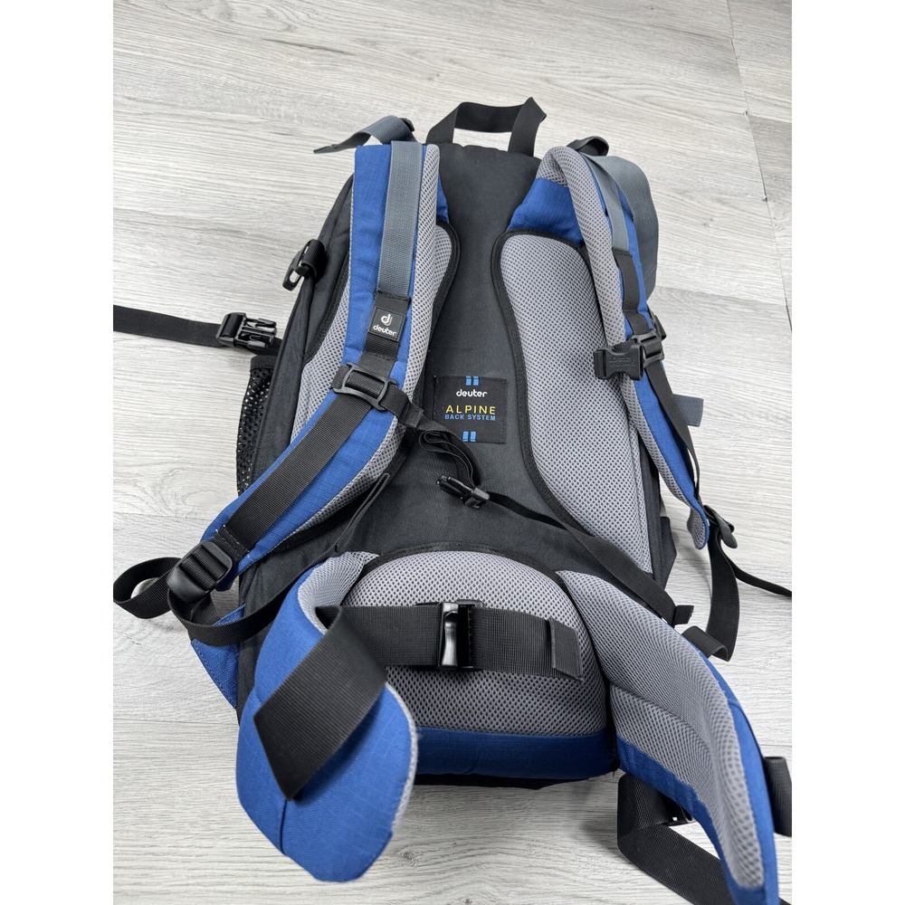 Deuter KangaKid Baby Child Carrier Backpack System Lumbar Hiking Blue Black - Picture 7 of 11